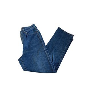 Lauren Ralph Lauren Premium size 12 5 pocket dark wash straight leg jeans